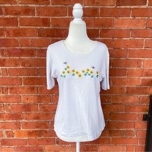 vintage sunflower tee